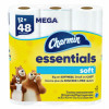Essentials Soft Toilet Paper, 330 Sheets Per Mega Roll, 12 Rolls (4 pieces)