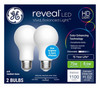 LED Light Bulbs, A19, Warm White, 8.5 Watt, 2-Pk.