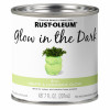 Glow-In-The-Dark Interior Latex Paint, 1/2-Pt.