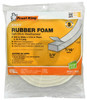 Rubber Foam Weatherseal Tape, 3/4W x 7/16 In. T x 10 Ft.