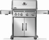 Rogue  PRO 525 Propane Gas Grill with Infrared Side Burner, Stainless Steel
