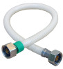 Faucet Connector, Flexible Poly, 1/2 x 1/2 x 16 In.