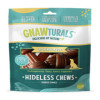 Hideless Ribbed Bone Dog Treat, Chicken Flavor, 4-4.5 In. Stick