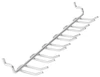 Pegboard Multiple Tool Holder, Galvanized Steel, 1-1/2 In.