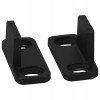 Sliding Door Double Floor Guide, Matte Black