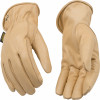 Full-Grain Cowhide Leather Glove, Lined, Men's Large