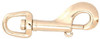 Die Cast Zinc with Nickel Finish Swivel Round Eye Bolt Snap, 1/2 In.