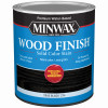 Wood Finish Stain, Water-Based, Solid Color, True Black, 1-Qt.