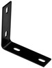 Corner Brace, Black Steel, 5.1 In.
