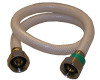 Faucet Connector, Flexible Poly, 1/2 IP x 1/2 IP x 36 In.
