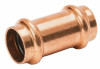 3/4 In. Press by Press Copper Pipe Repair Coupling, No Stop