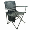 Padded Arm Chair, Oversized, Black Polyester