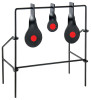 Triple Spinner Target, Black & Orange Metal