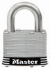 Keyed Laminated Padlock, Stainless Steel, 2-In., 1-In. Long Shackle