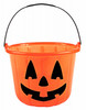 Trick Or Treat Halloween Pumpkin Bucket, 9 x 7 In.