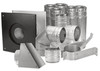 Pellet Stove Vent Kit, Horizontal, 4 In.