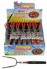 Camping Fork, Rubber Handle, Stainless Steel, Extends to 21 In. (24 pieces)