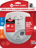 Smoke & Carbon Monoxide Alarm, Battery Operated, 2-Pk.