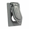 1-Gang Weatherproof Flip Cover, Vertical, Duplex, Gray