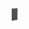 1-Gang Weatherproof Blank Cover, Vertical/Horizontal, Bronze