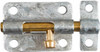 Door Barrel Bolt, Galvanized, 3 In.