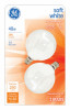 Globe Light Bulb, White, 40 Watt, 120-Volt, 2 In.-Diameter, 2-Pk. (6 pieces)