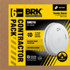 10-Year Photoelectric Smoke Alarm, Slim Profile, Sealed Battery, Contractor 6-Pk.