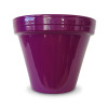 Flower Pot, Violet Ceramic, 8.5 x 7.5 In. (10 pieces)
