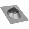 Galvanized Roof Flashing, Fits 1-1/4 to 4-In. Pipe