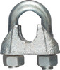 U-bolt Wire Rope Clamp, Steel, 3/16 In.
