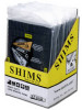 Heavy-Duty Plastic Shim, Blackm 20-Pk. (18 pieces)