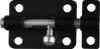 Door Barrel Bolt, Black, 3 In.