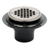 Round Ceramic Shower Stall Drain, 2 x 3 In.