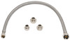 Universal Faucet Connector, Stainless Steel, 48 In.