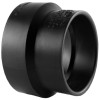 ABS/DWV Adapter Coupling, 4 x 3 In.