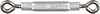 Turnbuckle, Eye & Eye, Stainless Steel, 3/16 x 5-1/2 In.