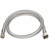 Braided Faucet Supply Line, Stainless Steel, 1/2 x 3/8 x 20 In.