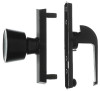 Universal Tulip Knob Door Latch, Black