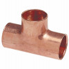 Copper Pipe Tee, 1 x 3/4 x 1 In. CxCxC