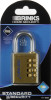 1-1/2 Inch Solid-Brass Resettable Combination Padlock (4 pieces)