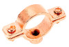 Split Ring Pipe Tubing Hanger, Copper Plated, 1/2 In.
