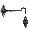 Spear Gate Hook, Black, 6 In.