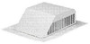 Slant-Back Roof Vent, Aluminum