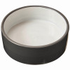 Ceramic Dog Bowl, 2-Tone Gray, 5 In.
