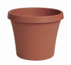 Terra Pot Planter, Terra Cotta Color Resin, 8 In.