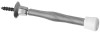 Door Stop, Spring, Satin Nickel, 3 In.