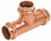 Copper Pipe Tee, 1 x 1 x 1/2 In. Press