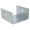 Half Post & Column Base, 18 Gauge Steel, 6 x 6 In.