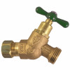 No-Kink Hose Bibb With Vacuum Breaker, Lead-Free, 1/2 Copper Compression x 3/4 In. Hose Thread