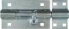Door Barrel Bolt, Heavy-Duty, Zinc, 5 In.
